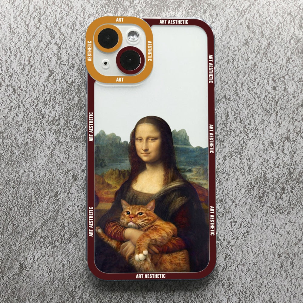 Aesthetic Mona Lisa Case - ILEKTRONIX