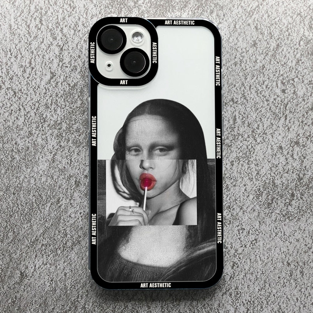 Aesthetic Mona Lisa Case - ILEKTRONIX